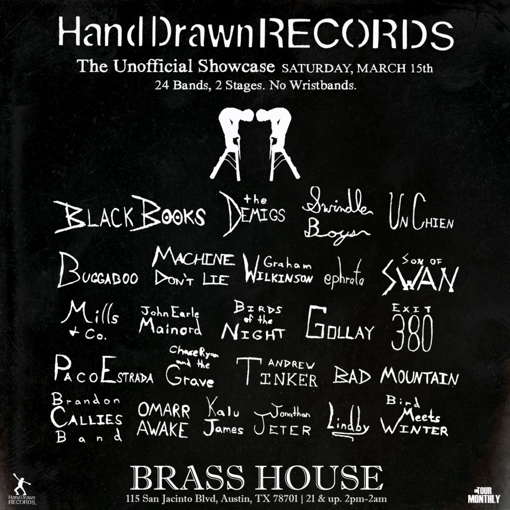 Hand Drawn Records Presents: The Unofficial Showcase - Austin, Texas (The Brass House, March 15th, 2014)
