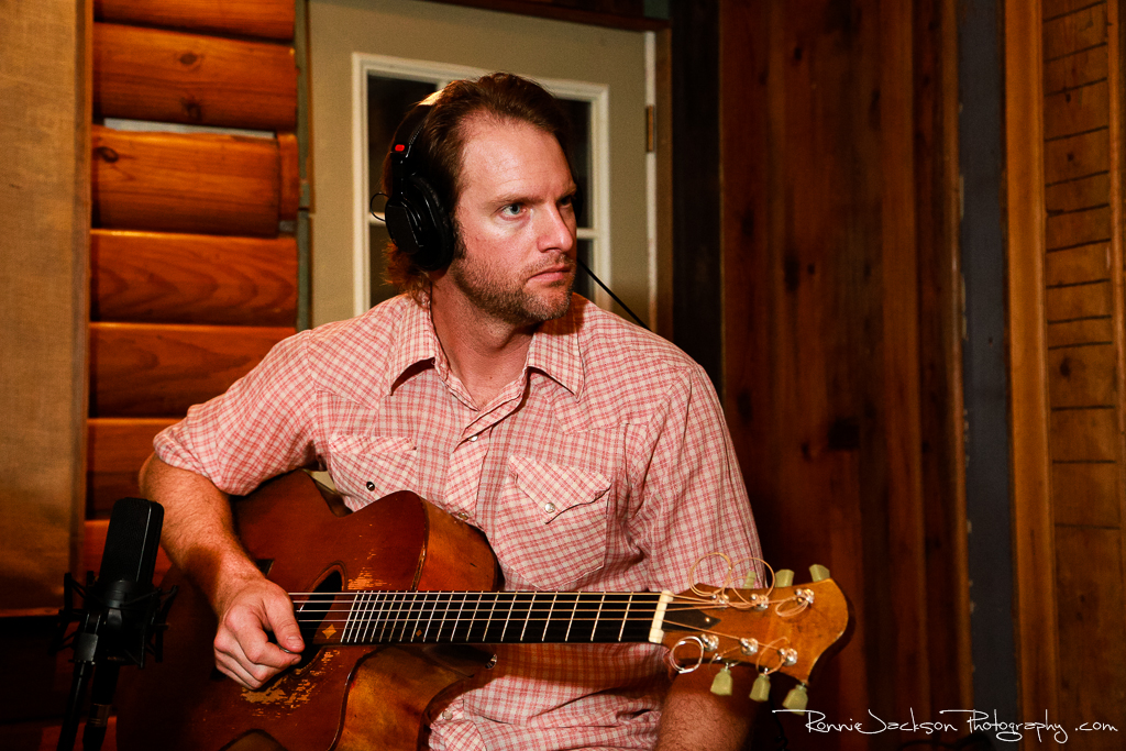 Aaron Borden (Exit 380) - "Photomaps" Recording Sessions at Big Acre Sound, Photo by Ronnie Jackson