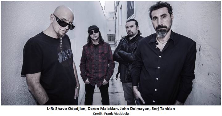 System Of A Down 2018